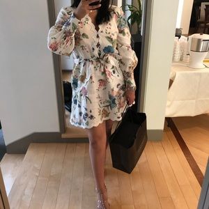 SALE❤️ Floral linen Zimmermann Dress size 3 (L)